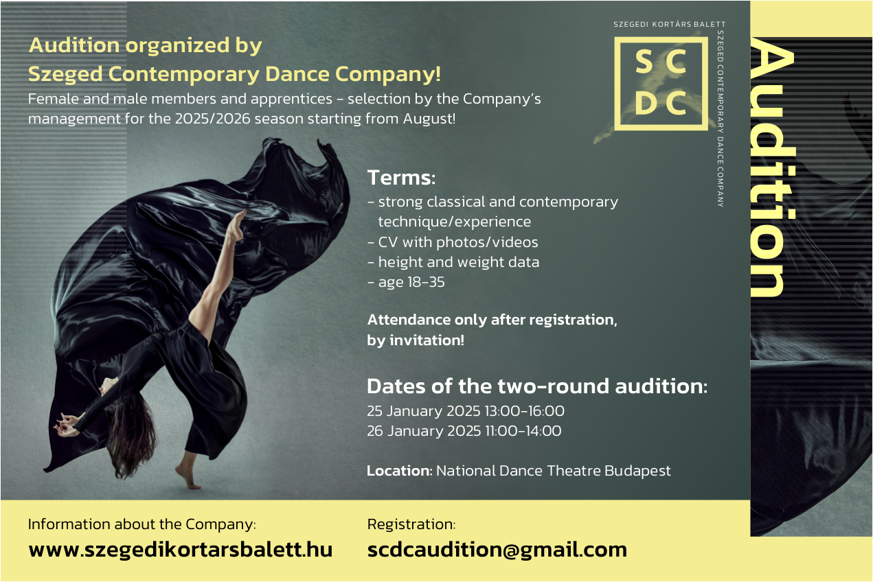 Audition for 2025/2026 season